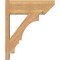 Ekena Millwork Balboa Slat Smooth Outlooker, Western Red Cedar, 7 1/2"W x 20"D x 24"H OUT08X20X24BOA06SWR - alternate 3